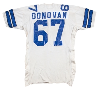 1970s Mid Pat Donovan Game Used Dallas Cowboys Jersey 